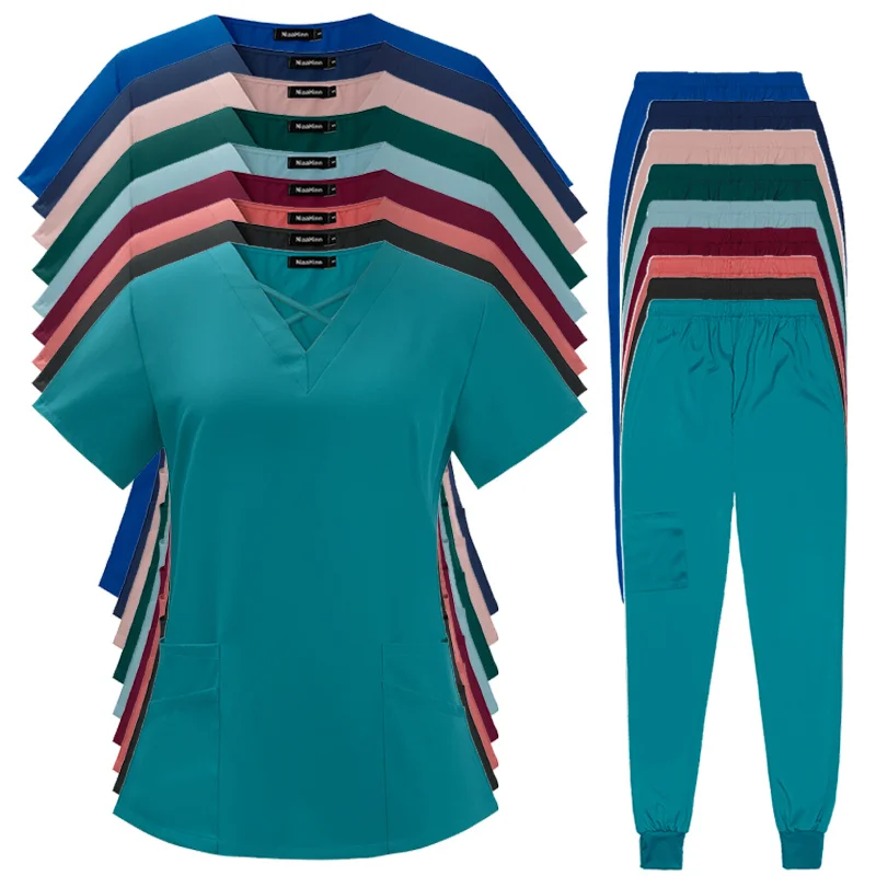 Medical Uniforms Women Scrubs Sets Nurse Accessories Hospital Scrub