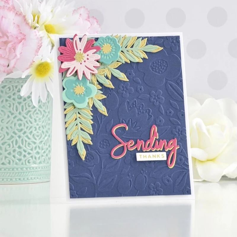 Metal Craft DIY Album Scrapbook 3D Creative Greeting Card Decoration Embossed Folder Suitable For Season Party embossing folder