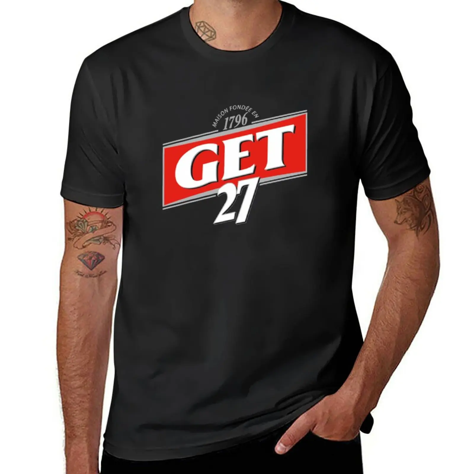 

New Get 27 T-Shirt t-shirts man Blouse mens tall t shirts