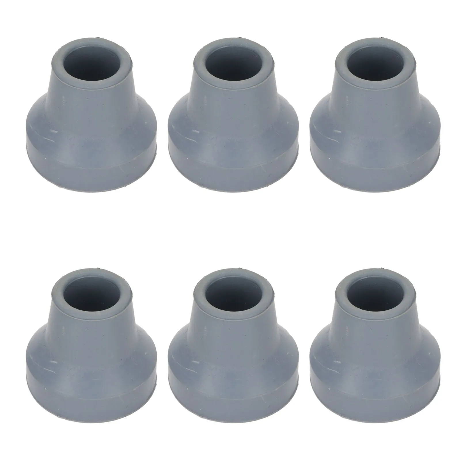 Crutch Accessory Kit 15mm Cane Tip Professional Portable Rubber Replacement Tip Accessory for 4 Legged Crutch 0.6 Inch Cane Replacement