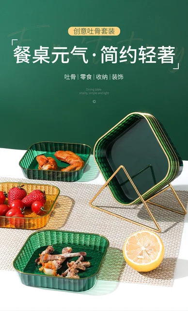 White Transparent Supermarket Disposable Fruit Tray PP Plastic