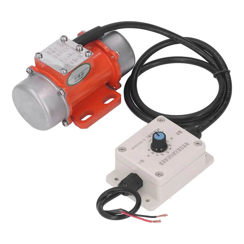 

30W Concrete Vibrator, 4000RPM Electric Vibrating Motor with Speed Controller & Adjustable Exciting Force DC 24V