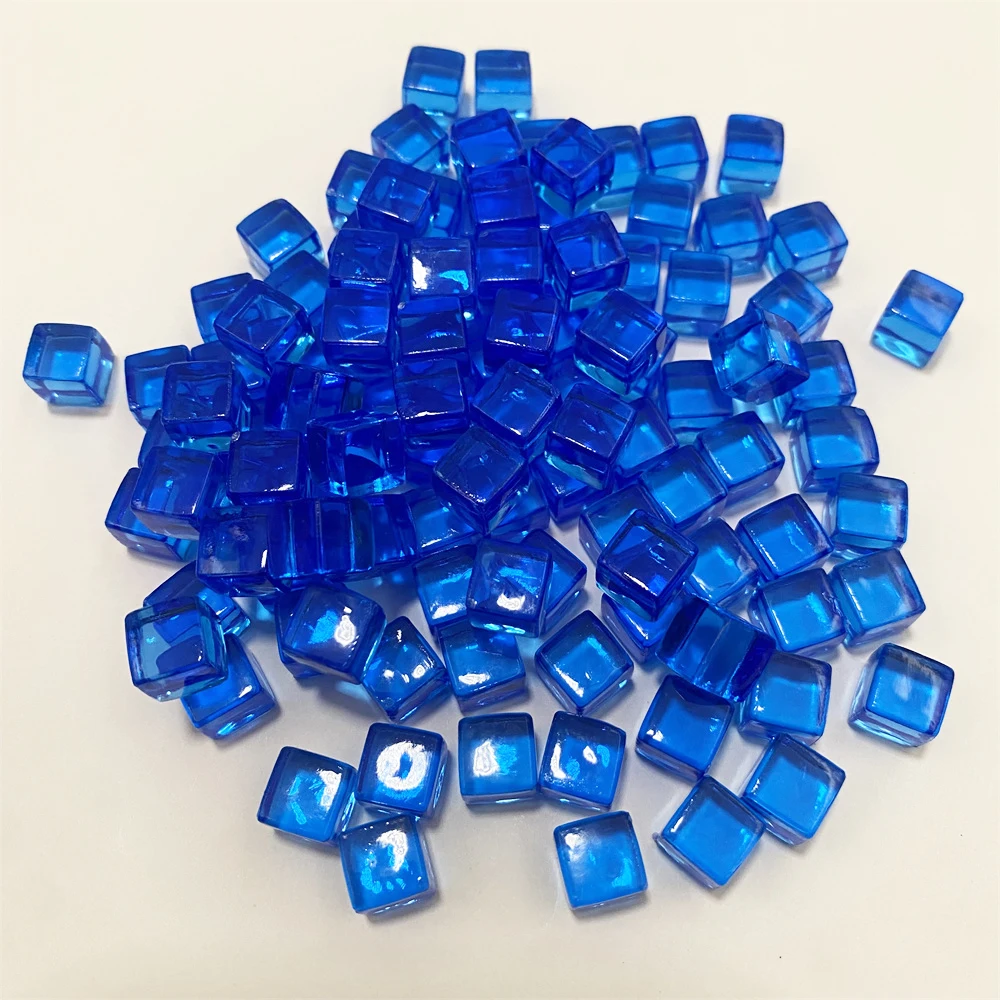 Set of 100 Clear Acrylic Dice