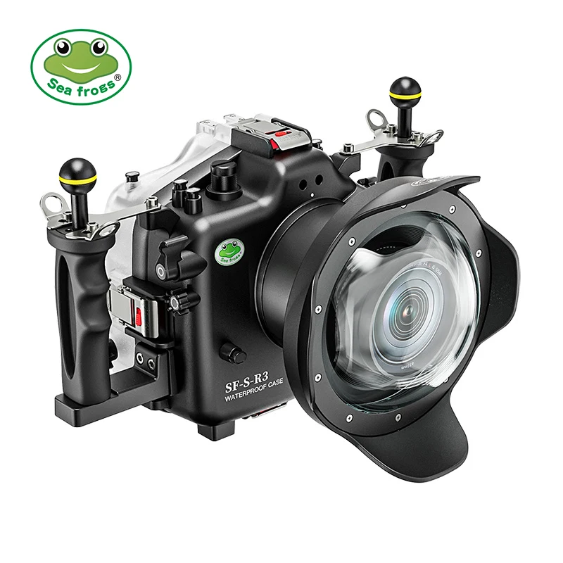 

Seafrog Diving Camera Waterproof Case Suitable for Canon EOS R3 Camera Underwater Photography HD Photo Protective Cover