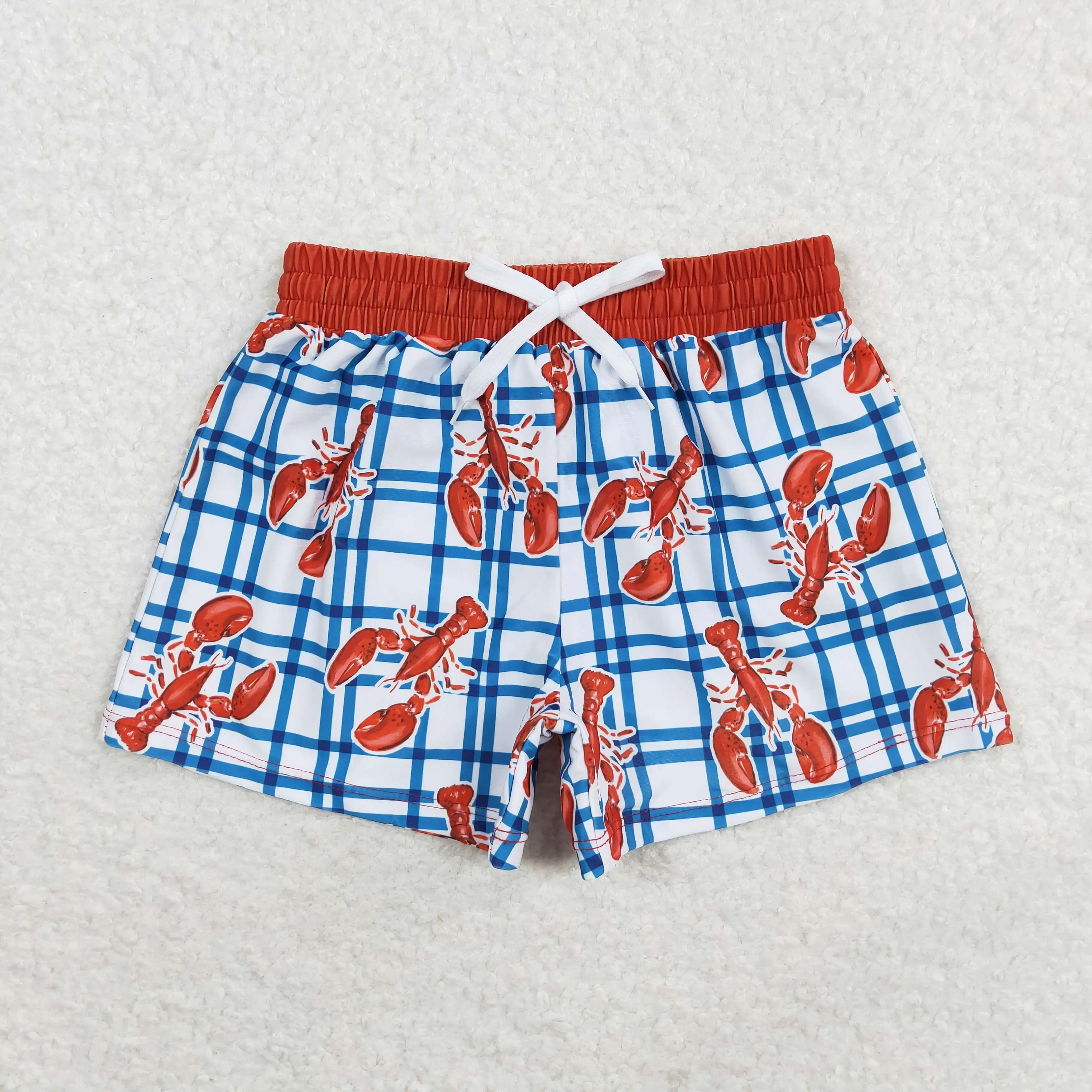 Wholesale Baby Boy Swimming Trunks Beachwear Children Toddler Fish Shorts Kid Swimsuit Children Summer Blue Swimwear Clothing 13