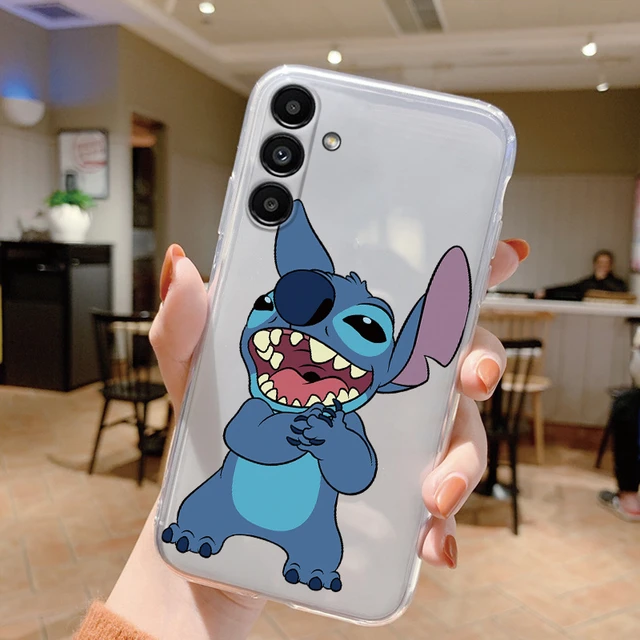 Funda para Samsung Galaxy A14 5G Oficial de Disney Angel & Stitch Beso -  Lilo & Stitch