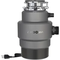 Garbage Disposal 3/4HP, Food Waste Continuous Feed, Garbage with Power Cord,Quiet Garbage,the splash guard has been redesigned 1