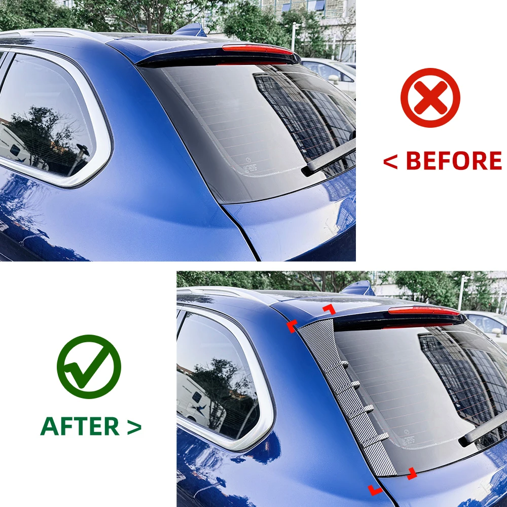 Rear Side Wing Spoiler Car Sticker Modification Car Body Kit car accessories car sticker double sided adhesive spoiler For BMW 5 Series F11 2011- Touring Edition
