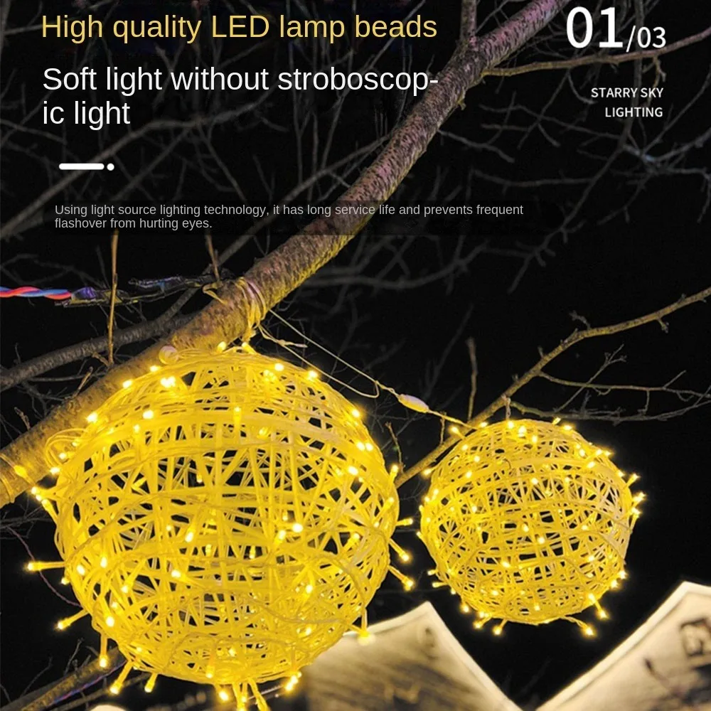 

20 см, подвеска, искусственная кожа, разные цвета, искусственный ротанговый шар, Сказочная внешняя строка