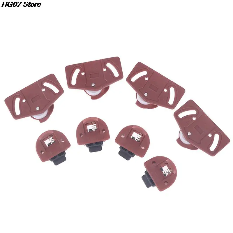 Sliding Door Roller Pulley 4Pairs Cabinet Wardrobe Plastic