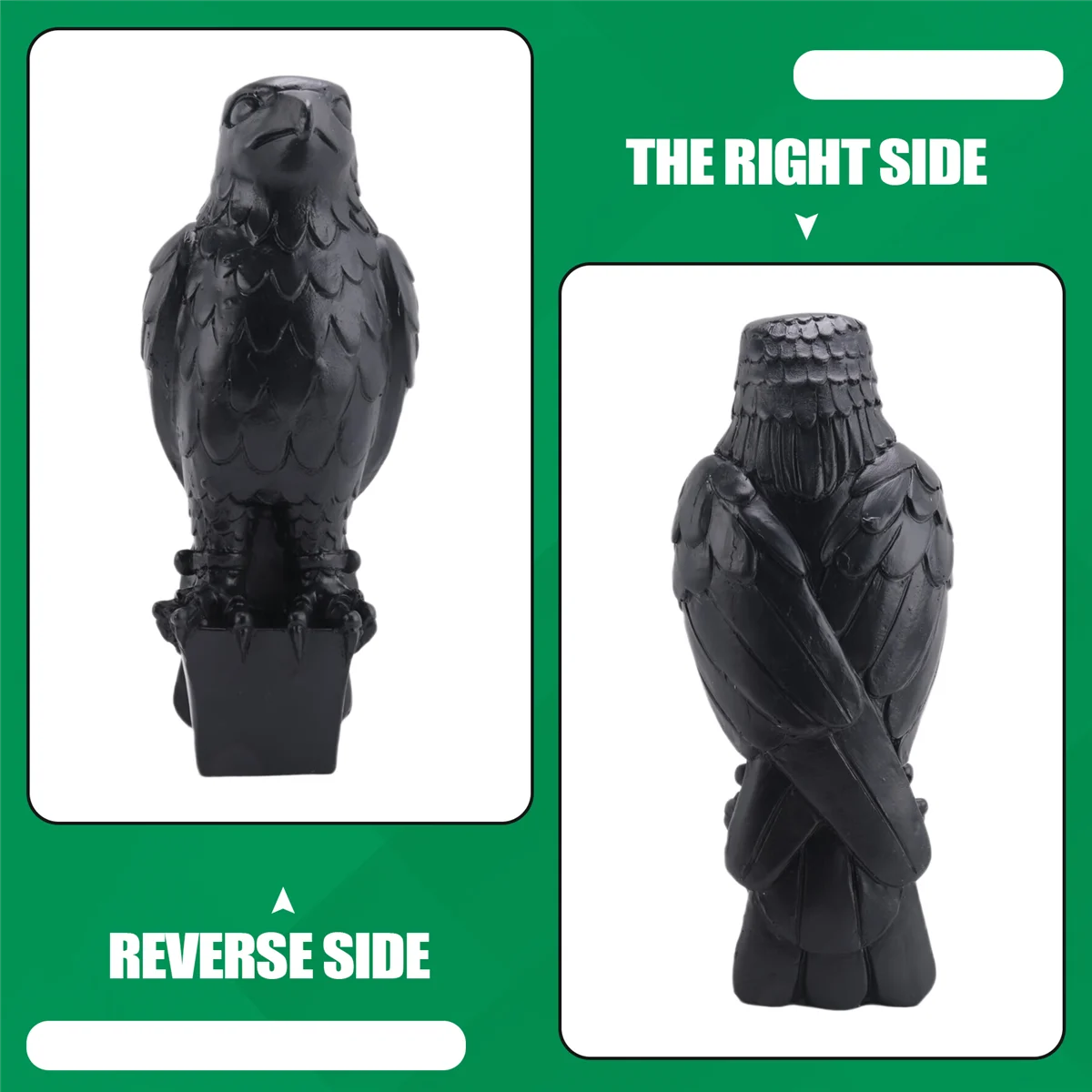 L69A Statuetka Maltańskiego Sokola Dekoracje Półki Replika Maltańskiego Sokola Z Repliki Rekwizytów Filmowych Ręcznie Wykonana Rzeźba Z Żywicy