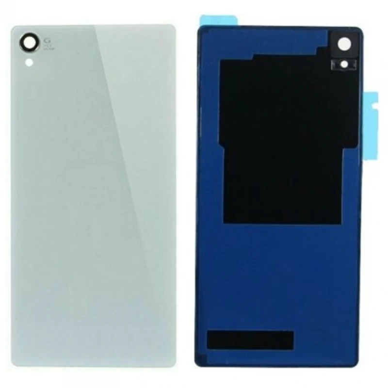 Cover Posteriore Per Sony Xperia Z3 Coperchio Batteria In Vetro Posteriore Colore Bianco # Sony Xperia Z3 (D6603, D6616, D6633, D6643, D6653, D6656, L
