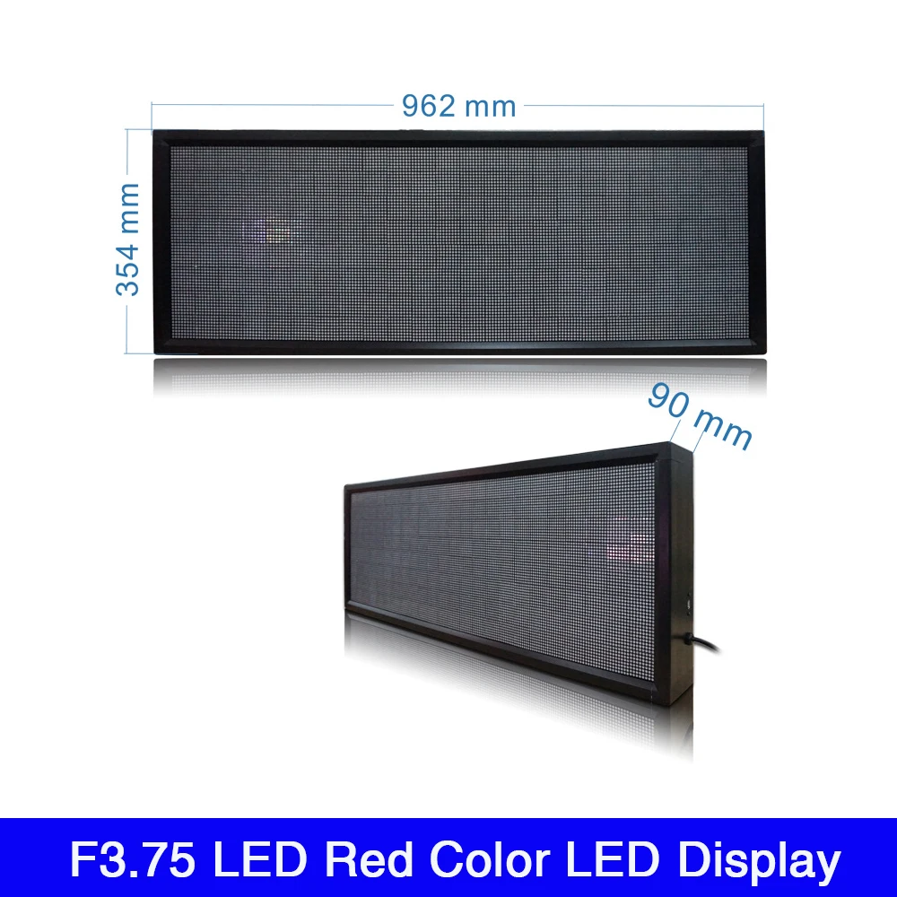 

P4.75 / F3.75 LED Single Color Red LED display marquee screen scrolling display electronic