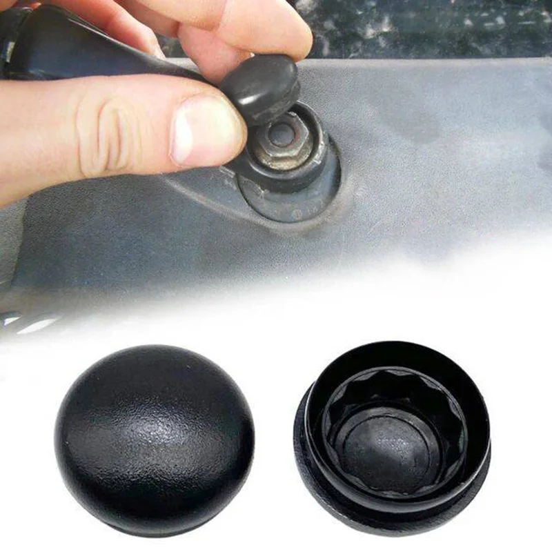Copertura Dado Braccio Tergicristallo Posteriore In Plastica, Ricambio Auto Per VW Caddy Golf Touran Passat Polo Tiguan, Seat Leon, Skoda Fabia, 6Q6955435D - 3