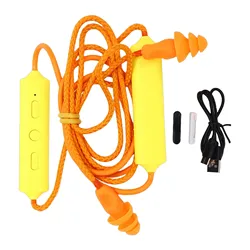 Wireless Noise - Canceling Earplugs for Work and Loud Environments (Yellow)