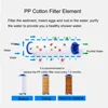 Replacement Filter for Metal Copper 1080° Rotate Faucet Extender Nano Cotton Filter Cartridge for Kitchen Faucet Extension 3