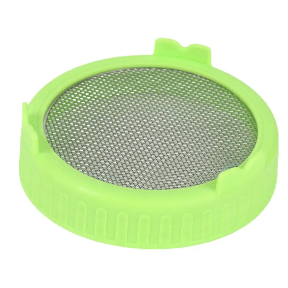 Description Picture 6 of itemWide Mouth Plastic Mason Jarhipping Seed Crop Germination for Jar Plant Sprouting Lid Food Grade Mesh Sprout Cover for Mason Jar