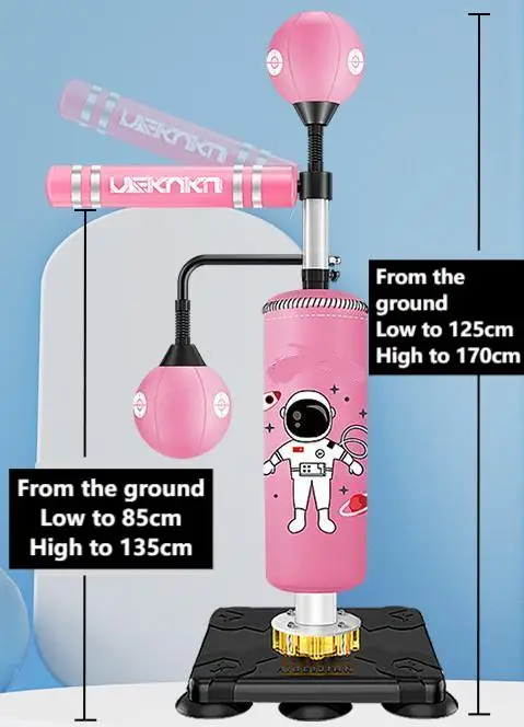 Boxing Reaction Target Rotating Stick Target Vertical Sandbag Children's Adult Boxing Speed Ball Home Training Equipment