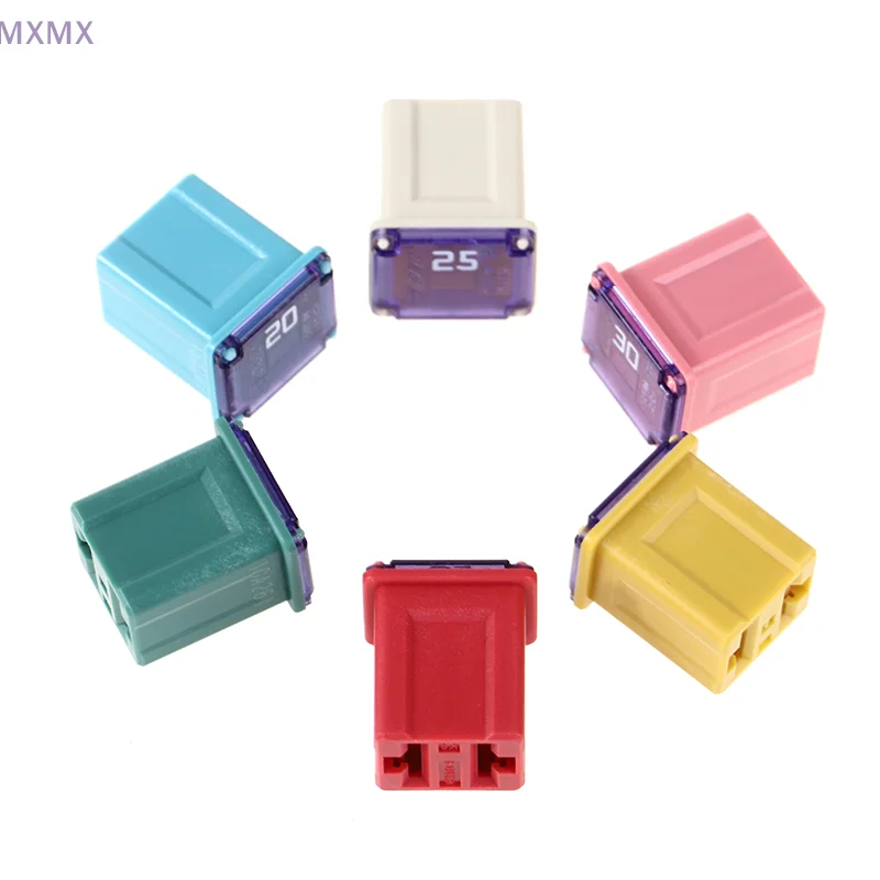 Mini Square Fuse 58V 1Pcs 20A 25A 30A 40A 50A PEC Automotive Car Fuse Tube Waterproof Box