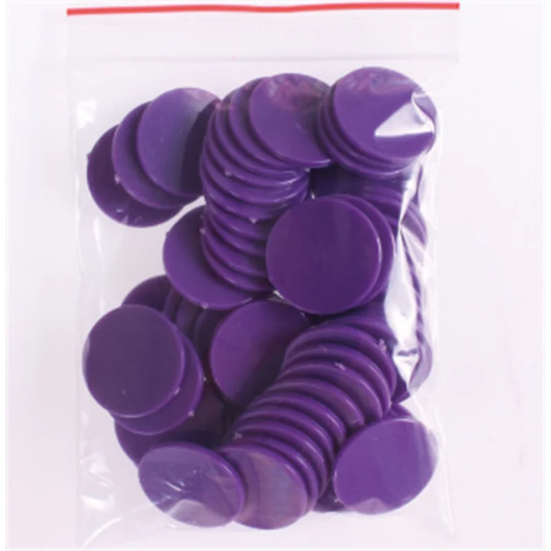 100Pcs/Lot 25mm Plastic Poker Chips Casino Bingo Markers Token Fun Family Club Board Games Toy Creative Gift 9 Colours