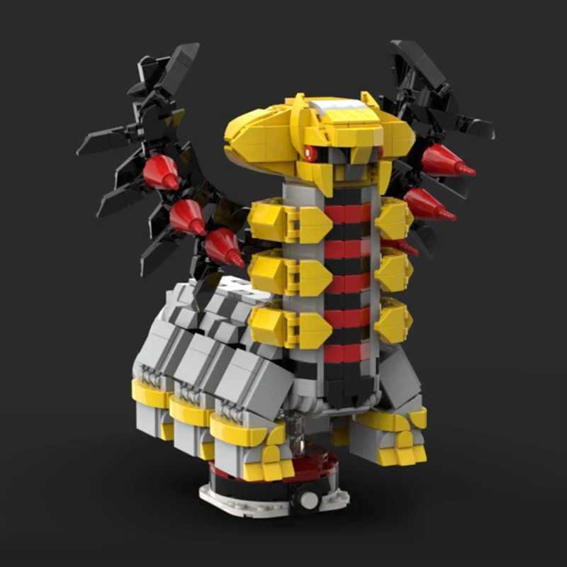 

MOC anime game Pokemon Surrounding Giratina DIY building block puzzle model Childrens boys and girls' toy birthday gift
