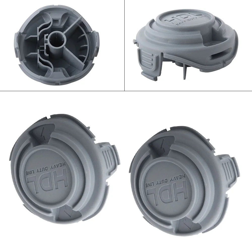 2pcs Spool Cap Cover For Black & Decker Gray HDL Cap Cover Edge Cutters STC5433 Type 1 Accessories Replacement