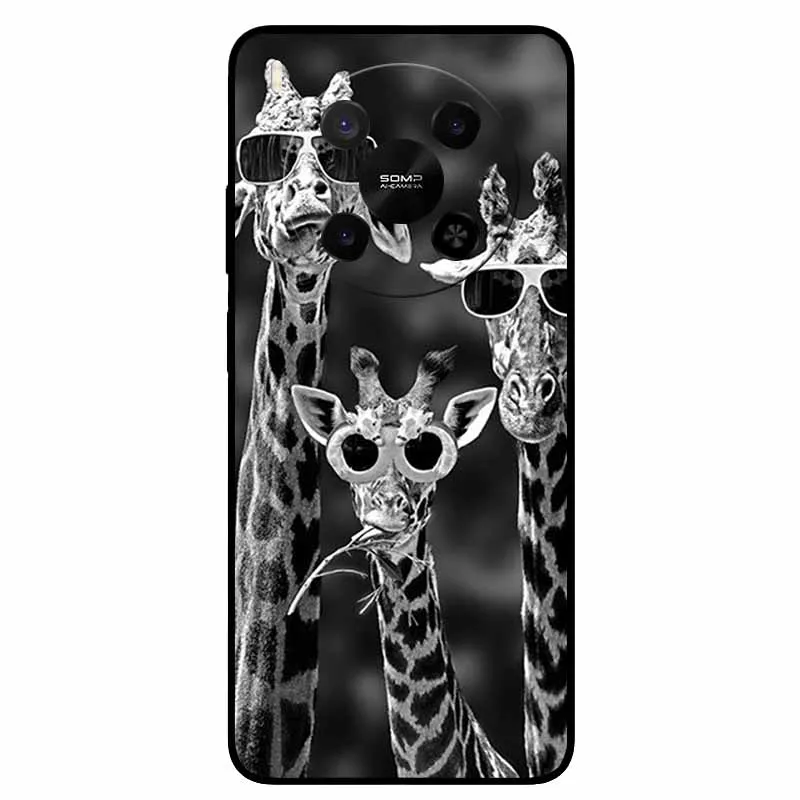 Black TPU Silicone Back Cover Case