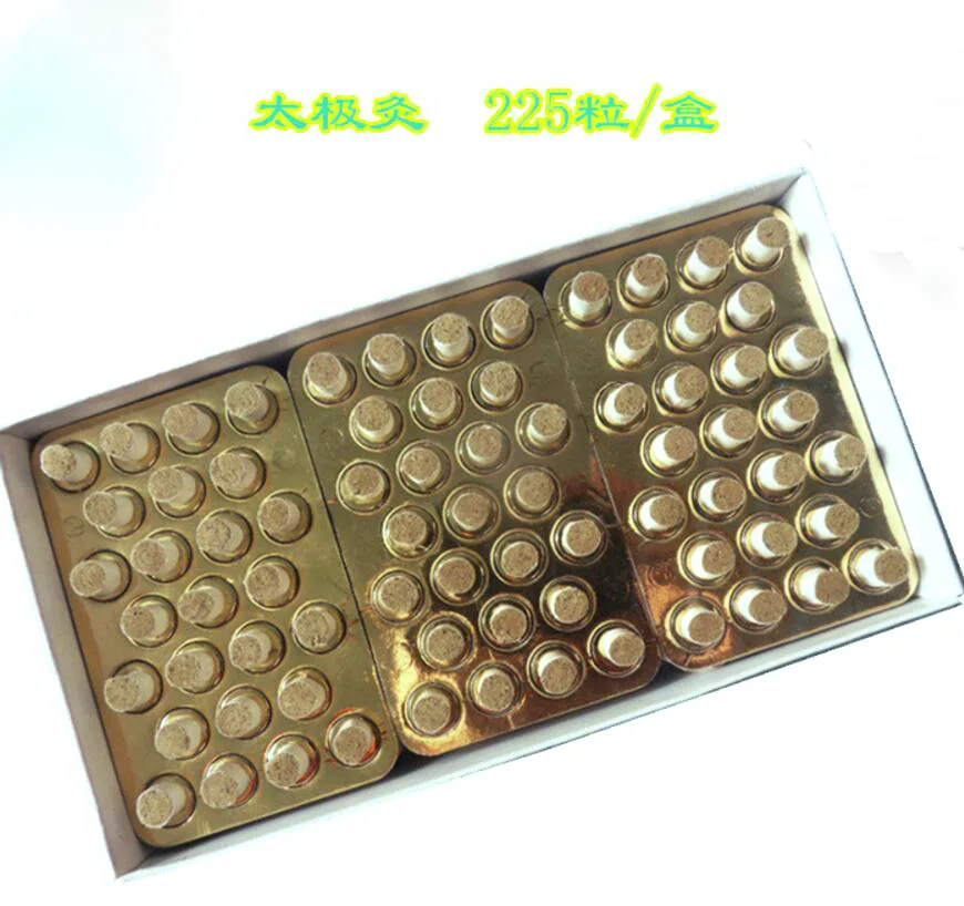 225 Stück Mini-Moxa-Sticks, Moxibustions-Aufkleber, Moxa-Therapie, Akupunktur-Fuß- und Rückenmassagegerät für Körperwärme, Gebärmutter- und Magengesundheit – Detail 6