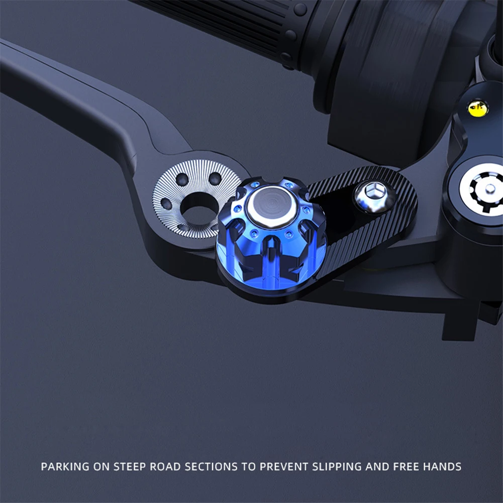 Parking Brake Switch Cover New CNC Motorcycle Parking Brake Switch Semi-Automatic Control Lock For Original Motorcycle Brake Clutch Lever 1 Set