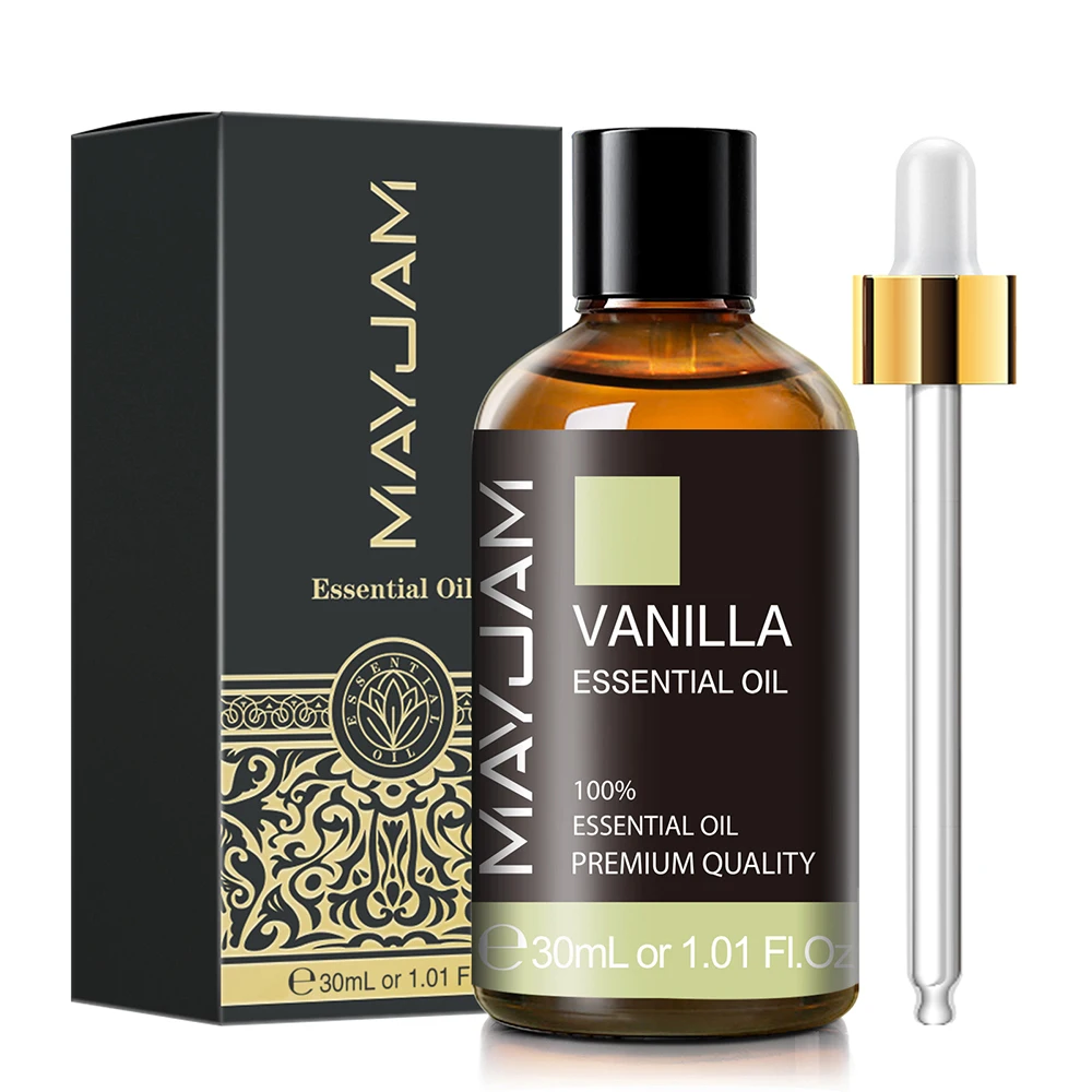 MAYJAM 30ml Pure Natural Essential Oils Vanilla Mint Citronella Grapefruit Sweet Orange