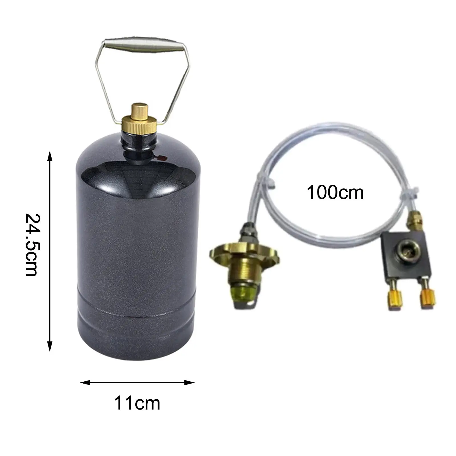 Camping Empty Gas Cylinder Gas Storage Tank for Camping Outdoor Backpacking 6
