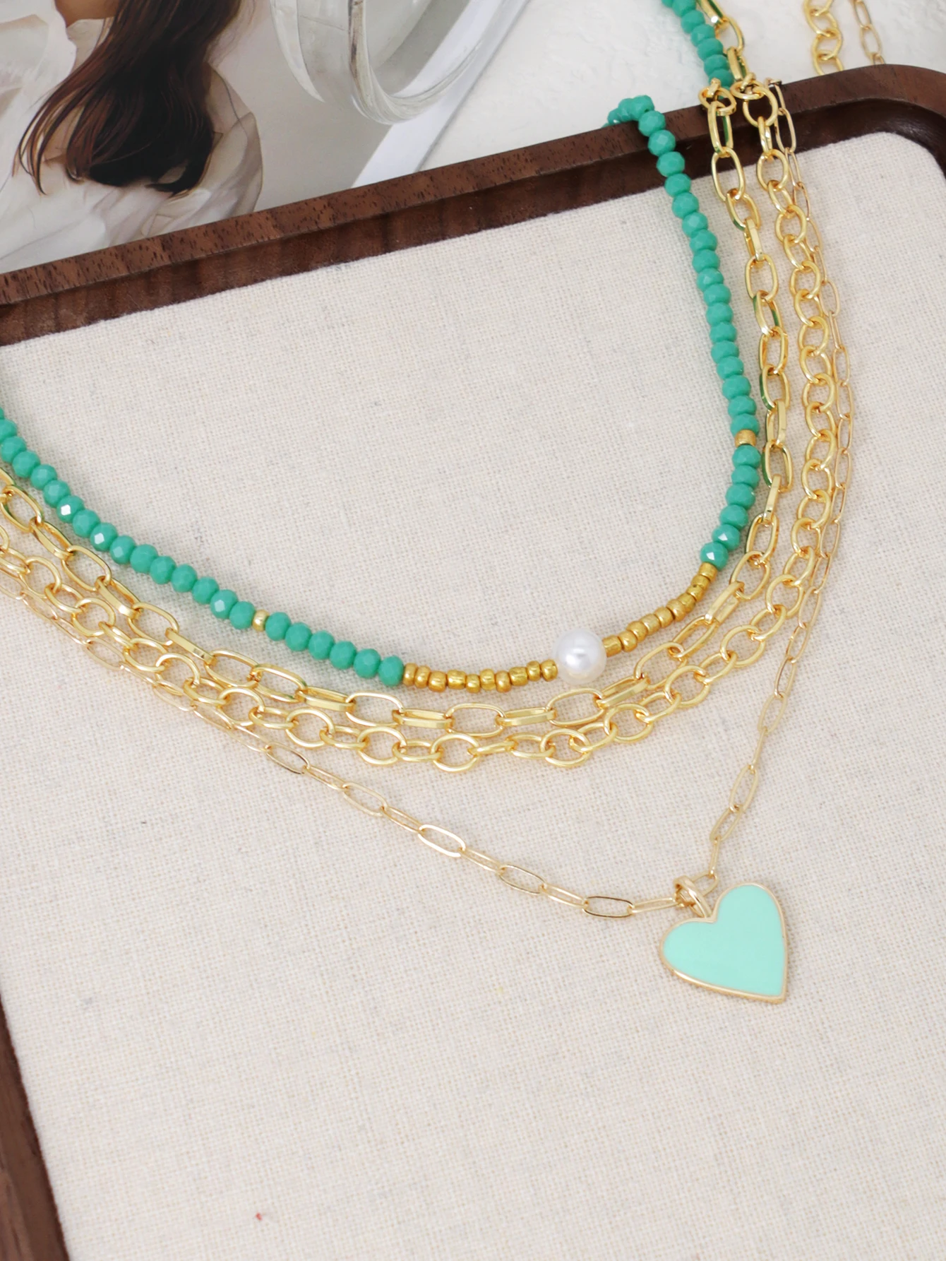 Crafted by Hand Bohemian Multi layer Necklace womens fashion