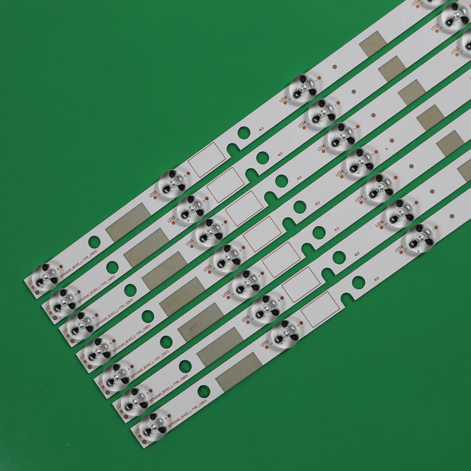 Conjunto Led Backlight Strip para Toshiba 42l7453d 42l7453rb 42l6463dg 42m7463d 96.42s28.001 Svt420a81 _ Rev03 Lc420duk sg k2 Novo 14 Pcs - Imagem 6
