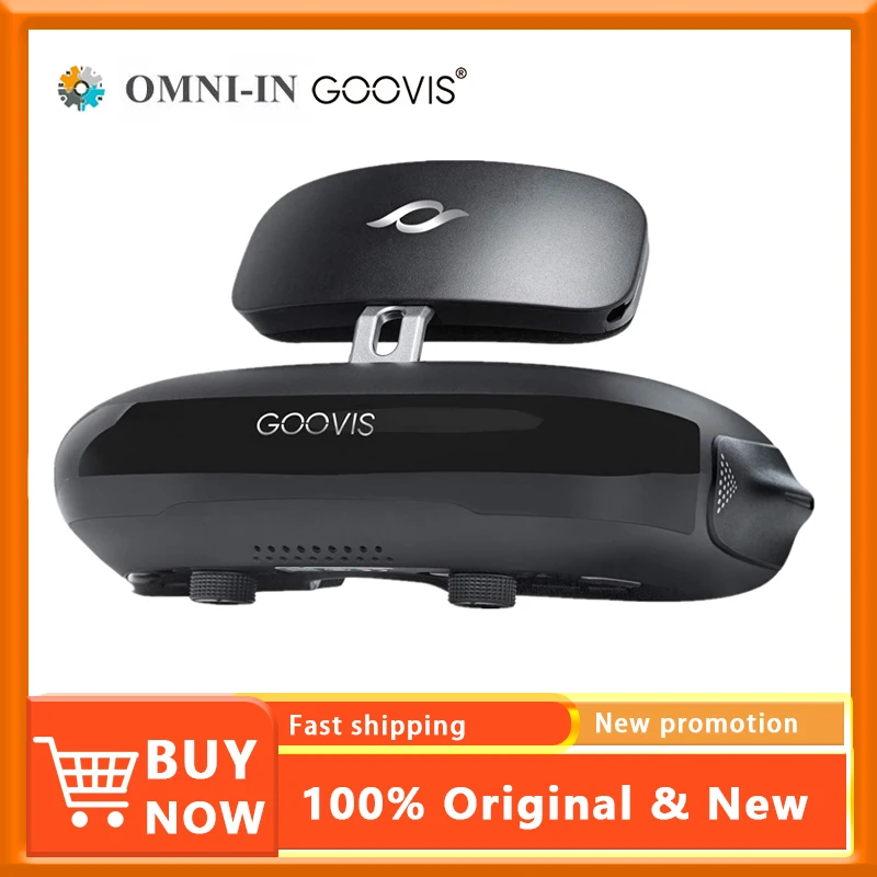 Goovis Pro Vr Headset 3D Theatre Goggles Viewer Support 4K Lettore Blu-Ray Sony 1920X1080X2 Hd Screen 4K Vr Glasses