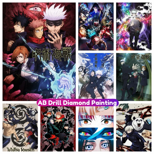 Jujutsu Kaisen Anime - 5D Diamond Painting 