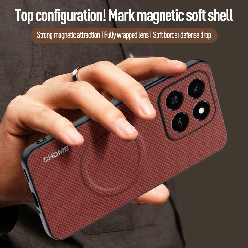 Luxury Magnetic Holder Phone Case | Silicone Shockproof Full Protective Back Cover