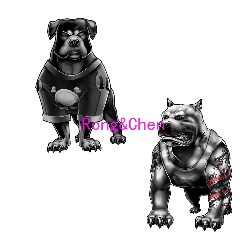 

Personality Car Stickers Muscle Dog & Bull Dog for Car Motorcycle Racing Helmet Trunk Body Laptop Windshield PVC Vinyl Decals