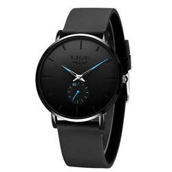 Elegant Rose Gold Women's Luxury Quartz Watch (Black blue)