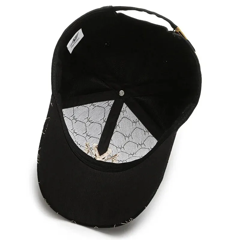 Baseball Cap Women's Fashion Hard Top Three-Dimensional Internet Celebrity Temperament Hat