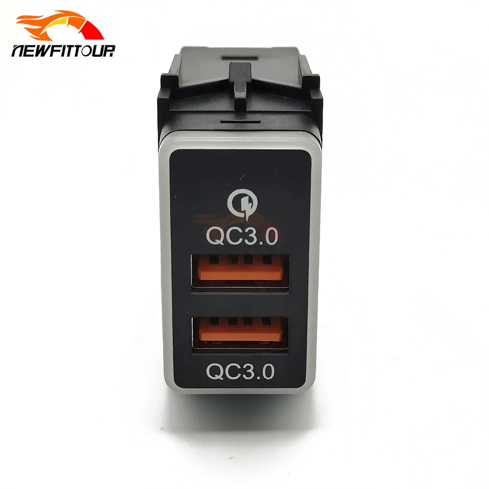 

Автомобильное зарядное устройство с 2 USB-портами для NISSAN QC3.0