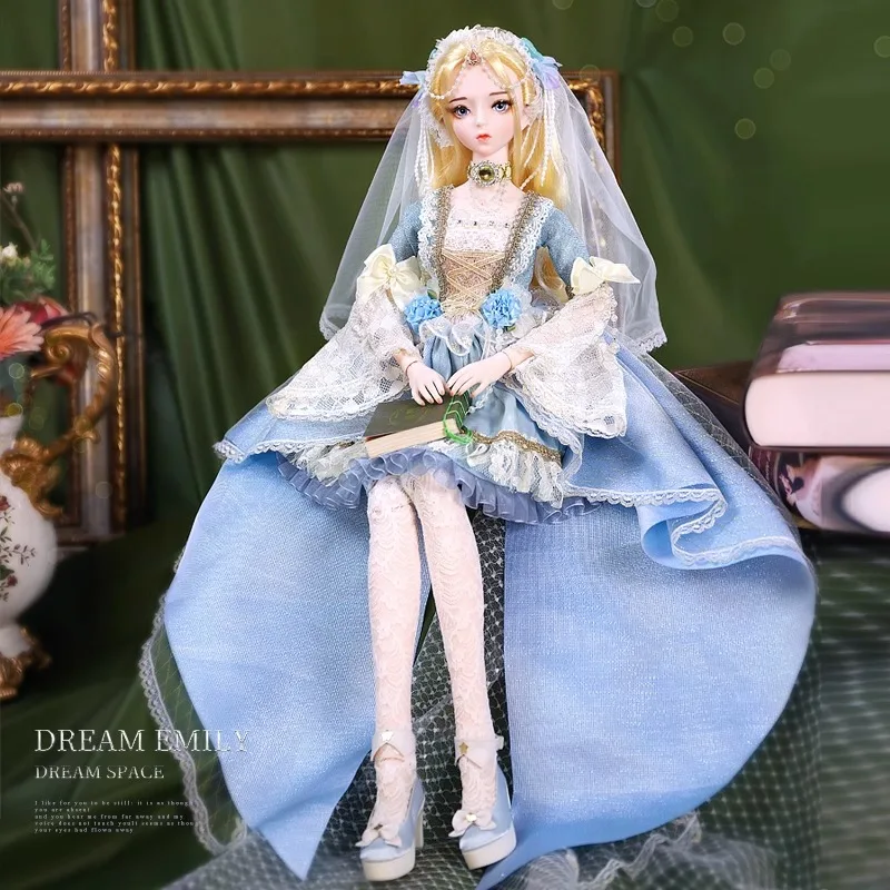 1/3 BJD Dream Fairy Doll toy mechanical joint Body Name Kelly doll including suit shoes fan makeup 60cm SD kawaii dolls Toy gift