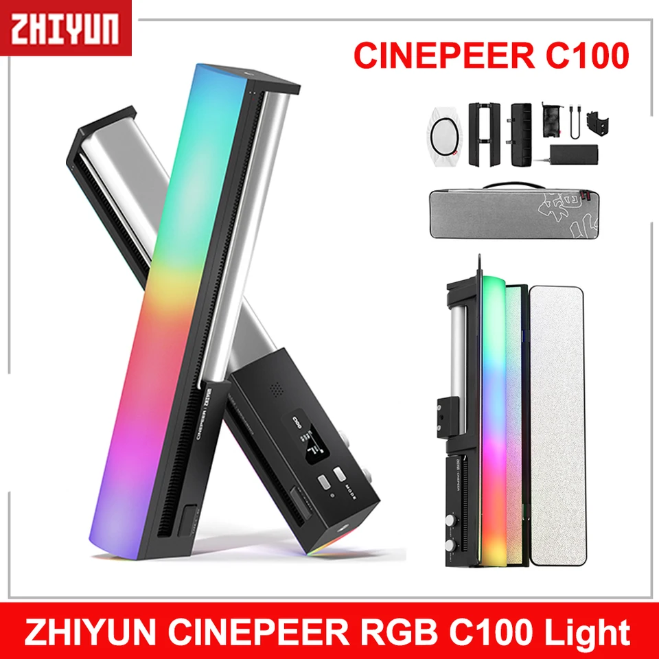 デジタルカメラ ZHIYUN CINEPEER C100 RGB Light ZHIYUN CINEPEER C100 Light - RGB, 100W, Portable, Rich