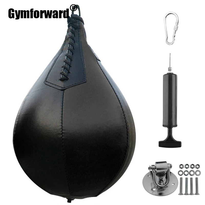 Professional Fitness Boxing Pear Speed Ball Set Boxing Punching Speed bag Base Set Accessory Pera Boxeo Training Equipment Tools