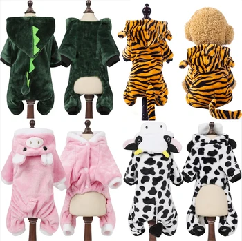 Fleece Dog Jumpsuit 1