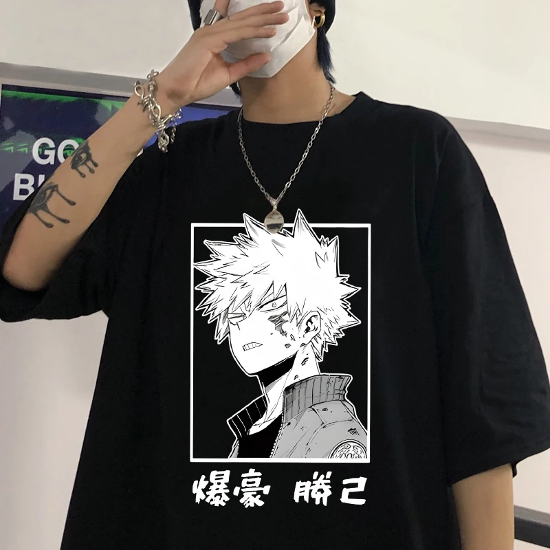 Hero Academia Bakugo Shirt Hero Academia Bakugou Tee Katsuki