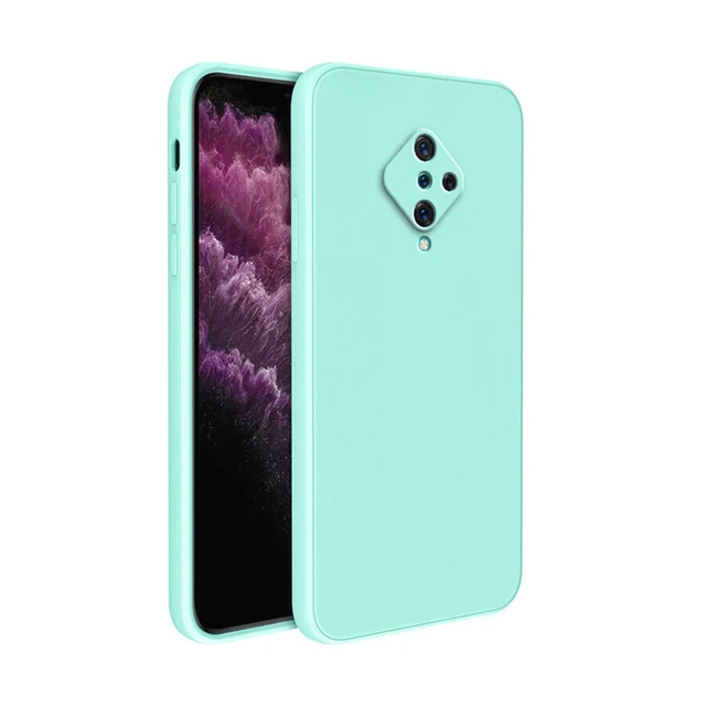 Original Case for VIVO S1 Pro Coque Lens Protection Square Liquid