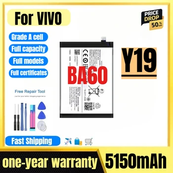 Batteria BA60 per VIVO Y19, 0 Cicli, Alta Qualità, Alta Capacità, Batteria di Ricambio Grado A con Strumenti