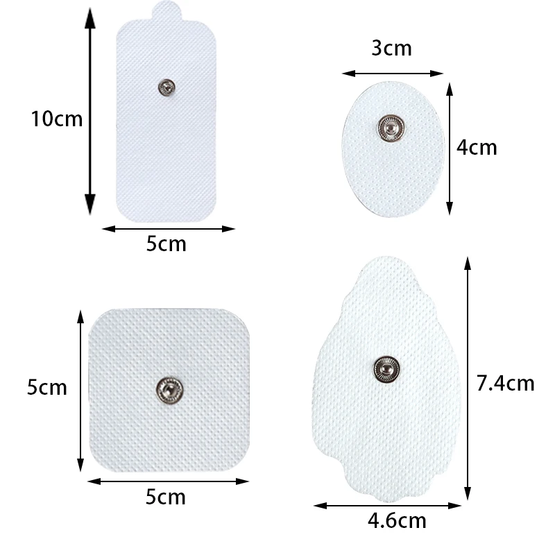 Electrode Pads Self-Adhesive Electrode Pad Gel TENS Electric Muscle Stimulator Replacement Patch For Acupuncture Moxibustion Physical Therapy