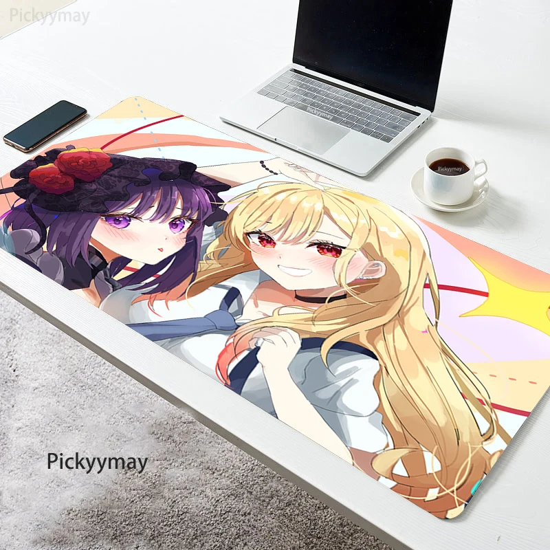 

My Dress-Up Darling Mouse Pad Mousepad Gaming Keyboard Table Mat Natural Rubber Office Carpet Anime Kitagawa MarinMouse Mat XXL