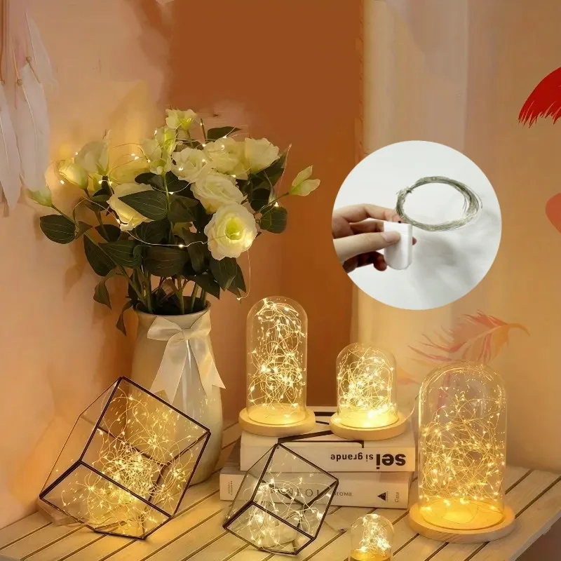 Enchanting LED Fairy String Lights - Waterproof Silver Wire for Magical Wedding & Christmas Decor
